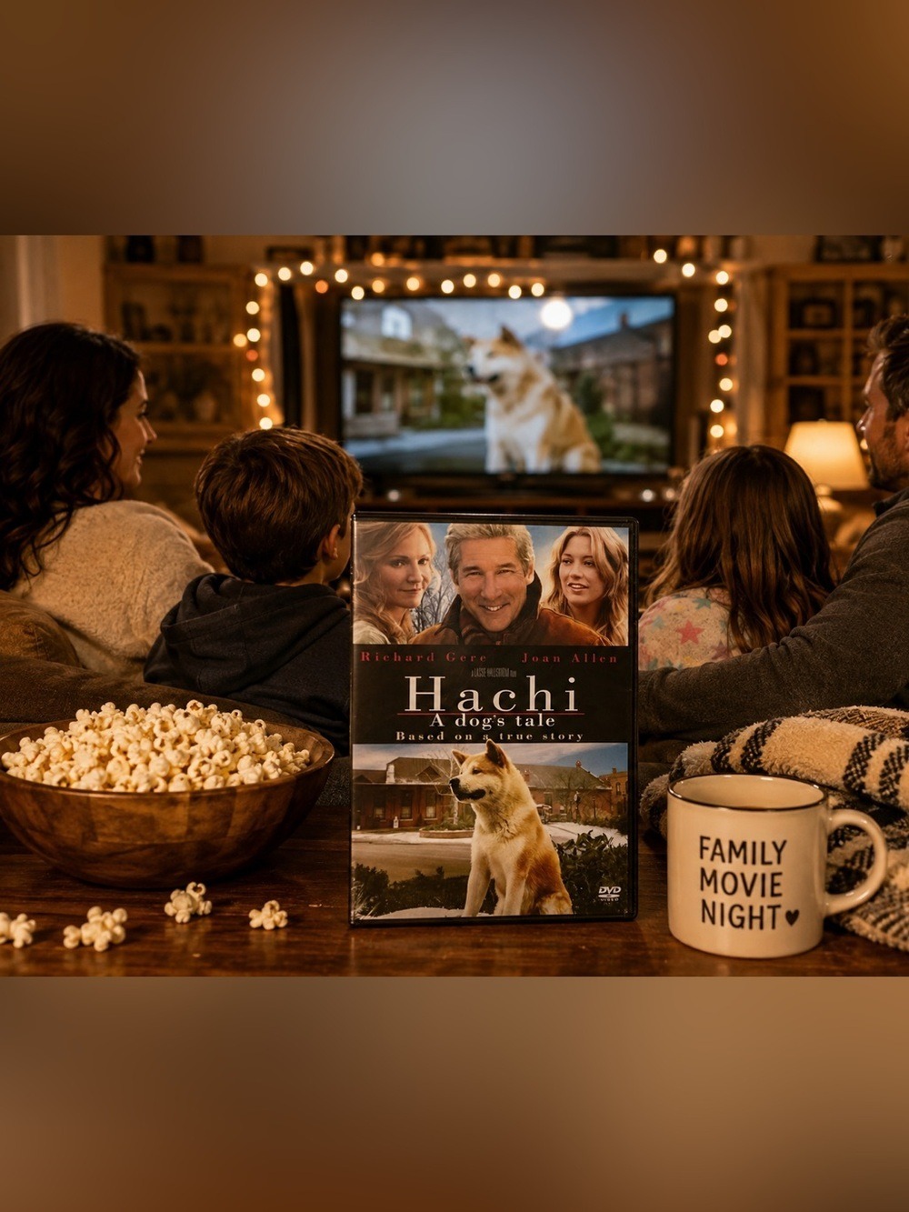Hachi: A Dog’s Tale DVD Richard Gere Joan Allen Family Drama True Story - Picture 1 of 9